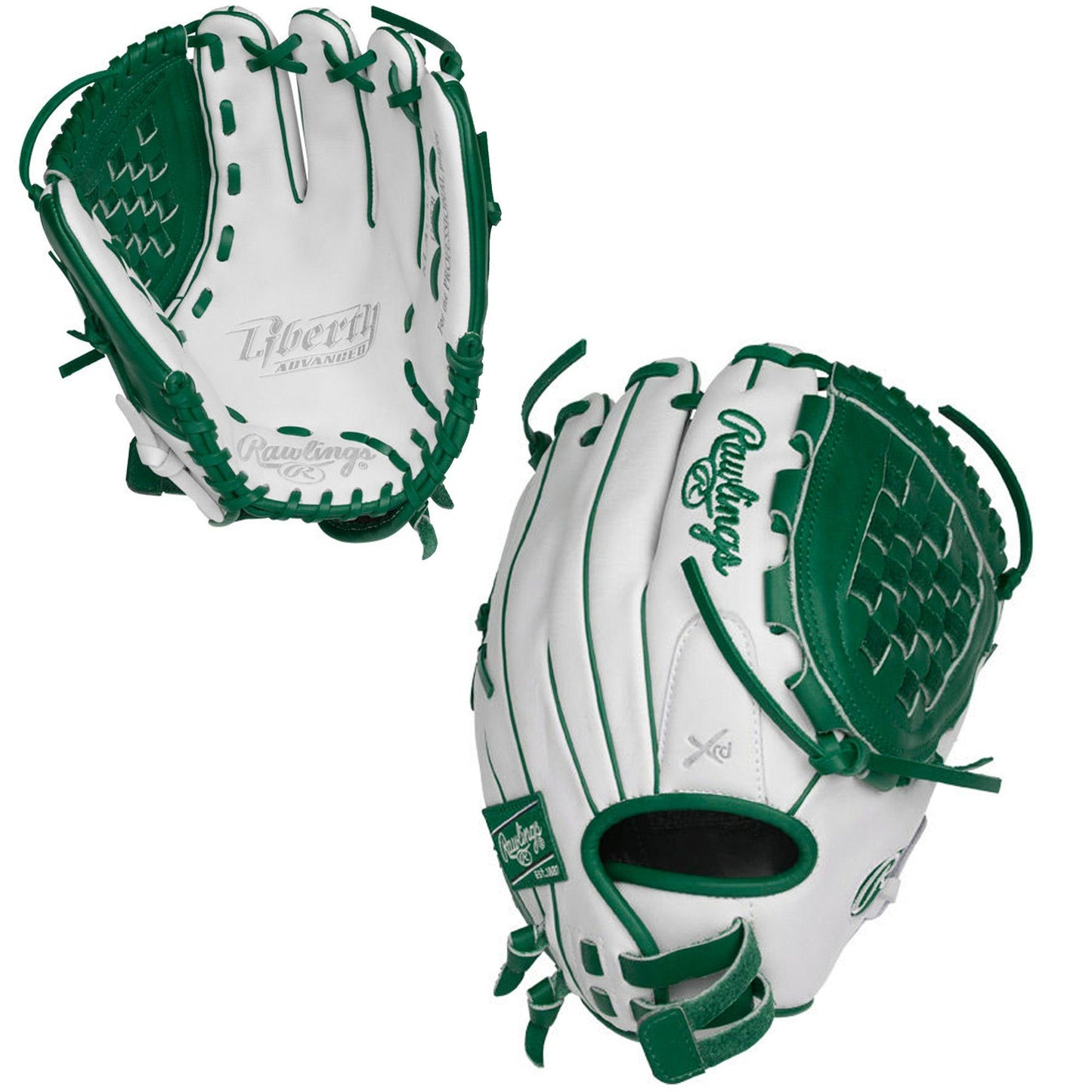 Rawlings Liberty Color Series 12 RHT Infield/Pitcher Fastpitch Glove RLA120-3WDG