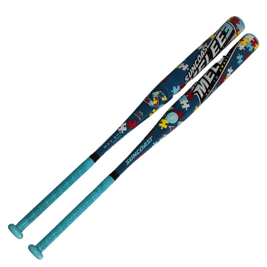 2023 Suncoast Melee 3 Autism Awareness Balanced 13 1PC SSUSA Senior Slowpitch Softball Bat- SMAASB