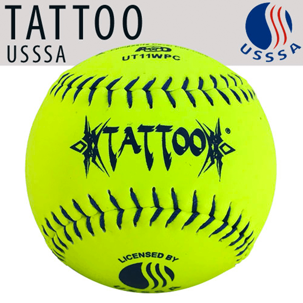 AD Starr Tattoo Classic W USSSA 11 Composite Slowpitch Softballs - UT11WPC
