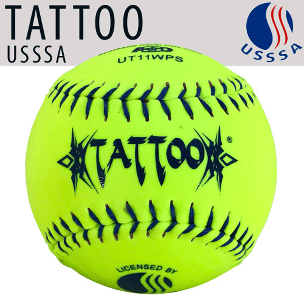 AD Starr Tattoo Classic W USSSA 11 Synthetic Slowpitch Softballs - UT11WPS