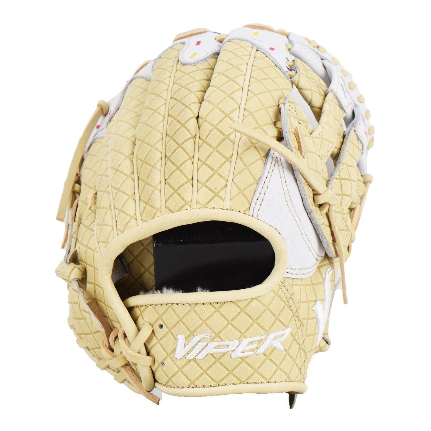 Viper Limited Edition Leather Slowpitch Softball Fielding Glove  Ice Cream Drip