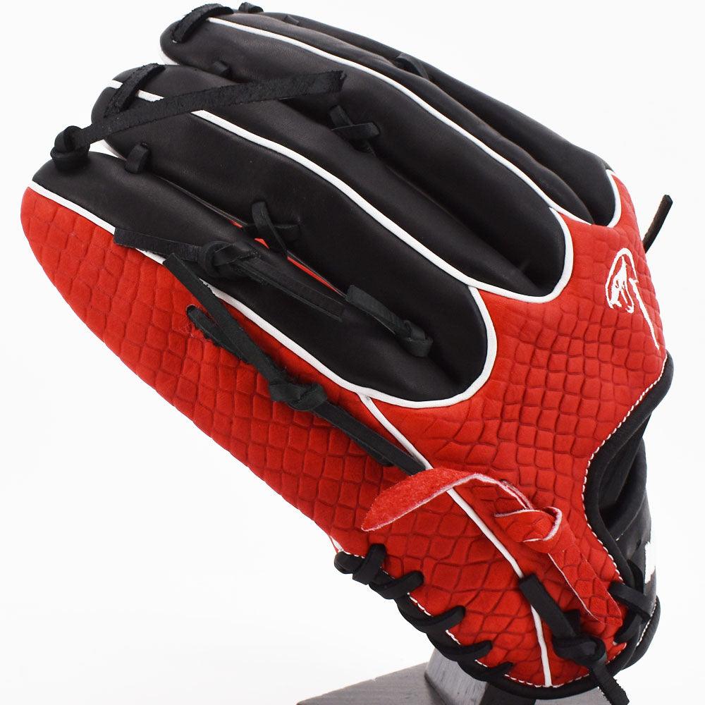 Viper Japanese Kip Leather Slowpitch Softball Fielding Glove Viper-Tip Edition Red/Black/White