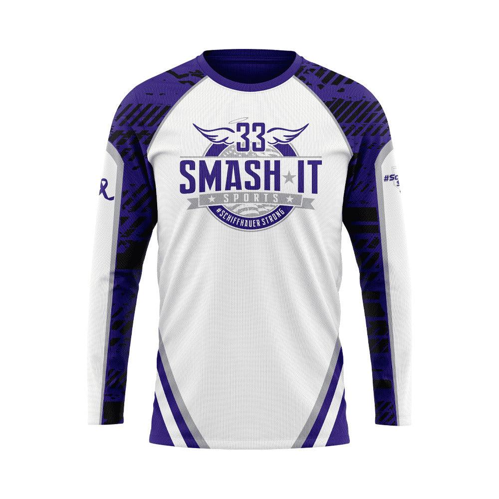 Schiffhauer Strong - Long Sleeve Jersey (Customized Buy-In) - White