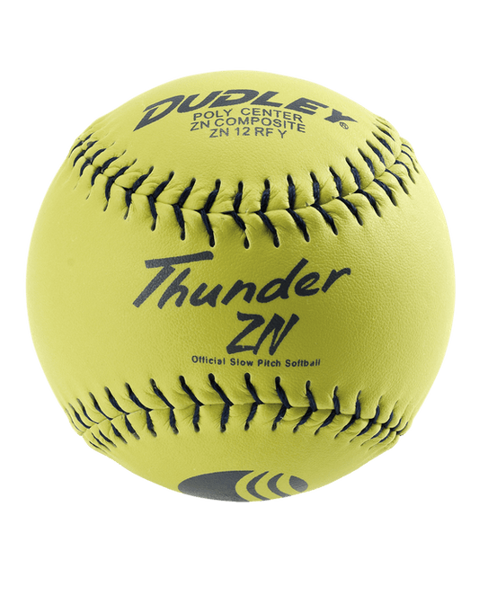 Dudley Thunder ZN Classic-M Stamp 40/325 USSSA 12 Slowpitch Softballs - 4U540Y