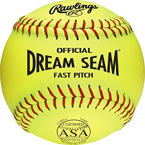 Rawlings Dream Seam ASA/NFHS 47/375 11 Fastpitch Softballs - C11RYLA