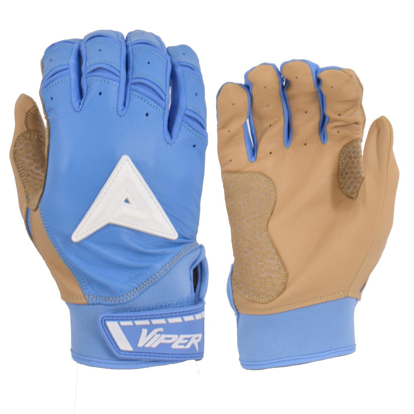Anarchy Grindstone Short Cuff Batting Glove - Carolina/Tan/White