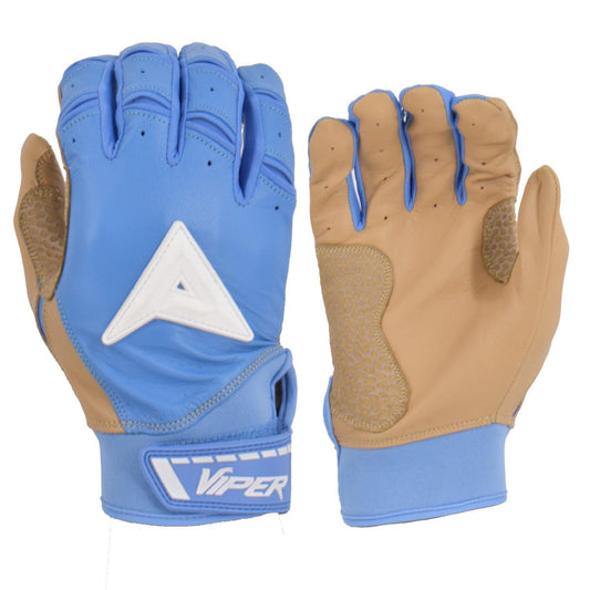 Anarchy Grindstone Short Cuff Batting Glove - Carolina/Tan/White