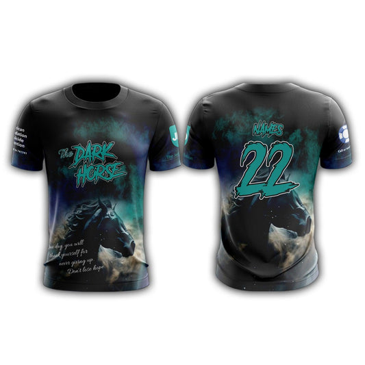 Dark Horse - Suicide Prevention Awareness Short Sleeve Jersey (Customized Buy-In)