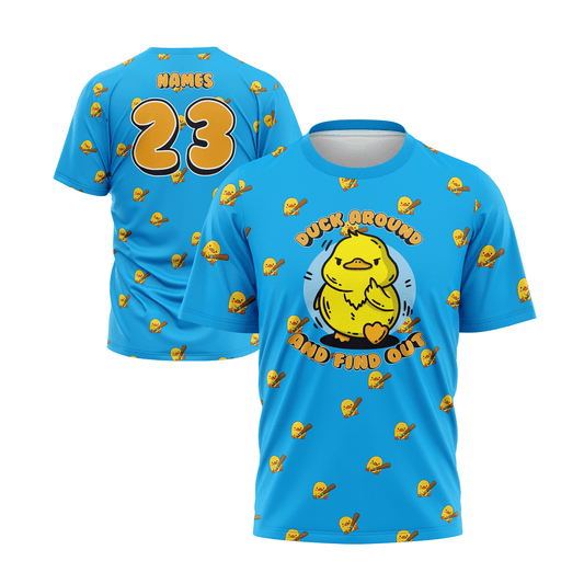 Duck Around and Find Out Short Sleeve Jersey (Customized Buy-In)