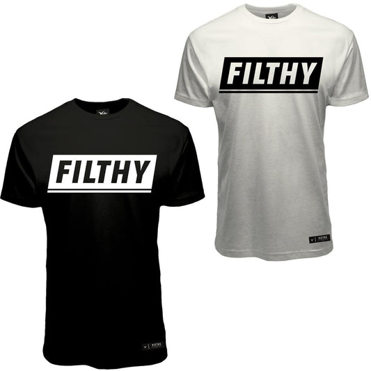 Victus 'Filthy' Statement Cotton Short Sleeve T Shirt