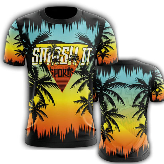 Smash It Sports EVO-Tech Short Sleeve Shirt - Hawaiian