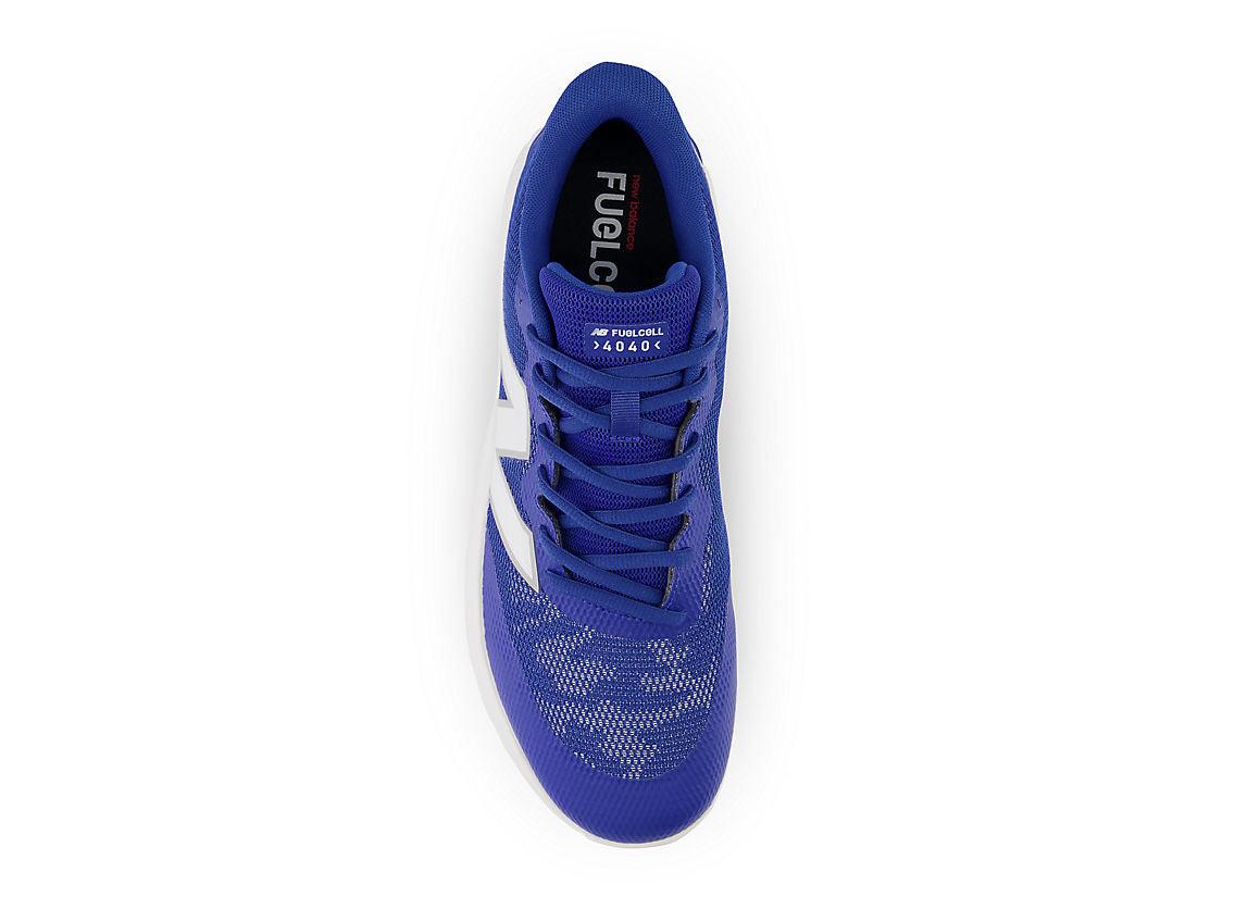 New Balance Men's FuelCell 4040 V7 Turf Baseball Shoes - Team Royal / White - T4040TB7