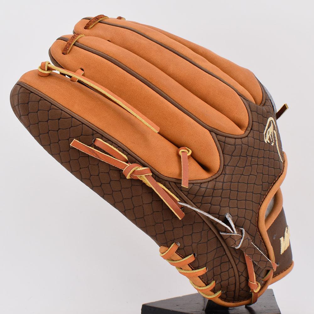 Viper Japanese Kip Leather Slowpitch Softball Fielding Glove Viper-Tip Edition Brown/Tan