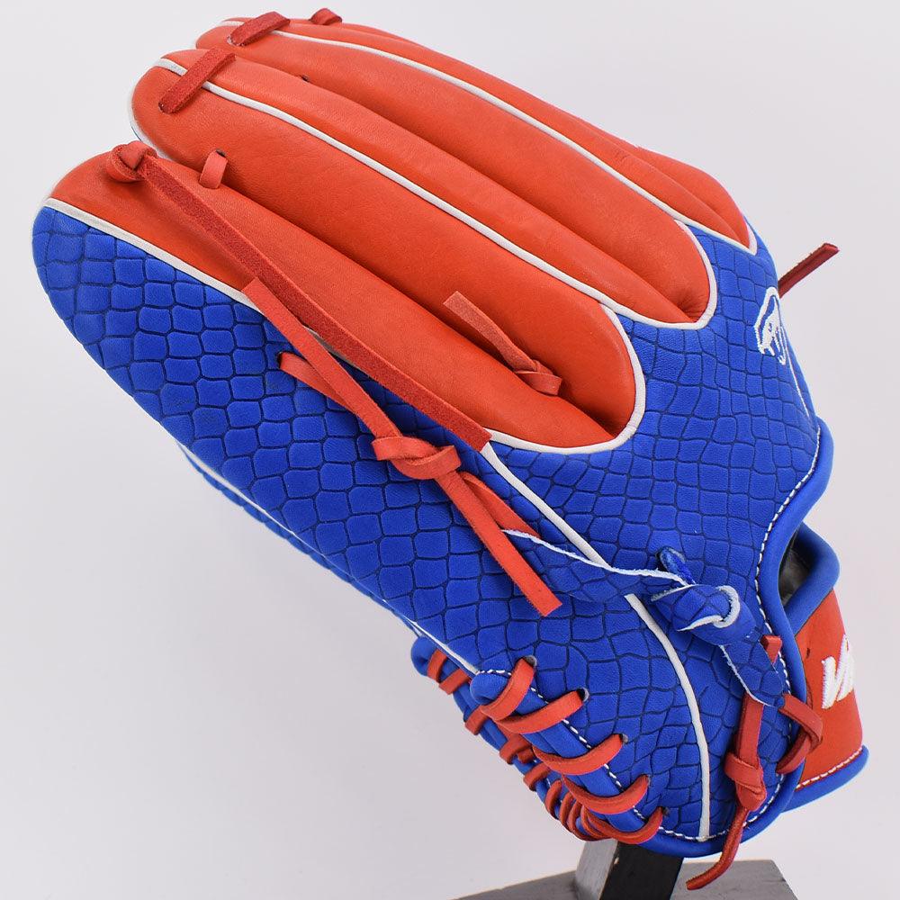 Viper Japanese Kip Leather Slowpitch Softball Fielding Glove Viper-Tip Edition Royal/Red/White