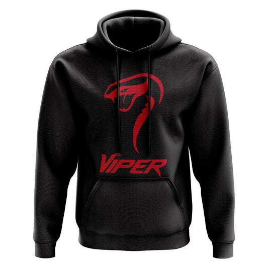 Viper Black/Red Victory Performance Fleece Mid-Weight Hoodie