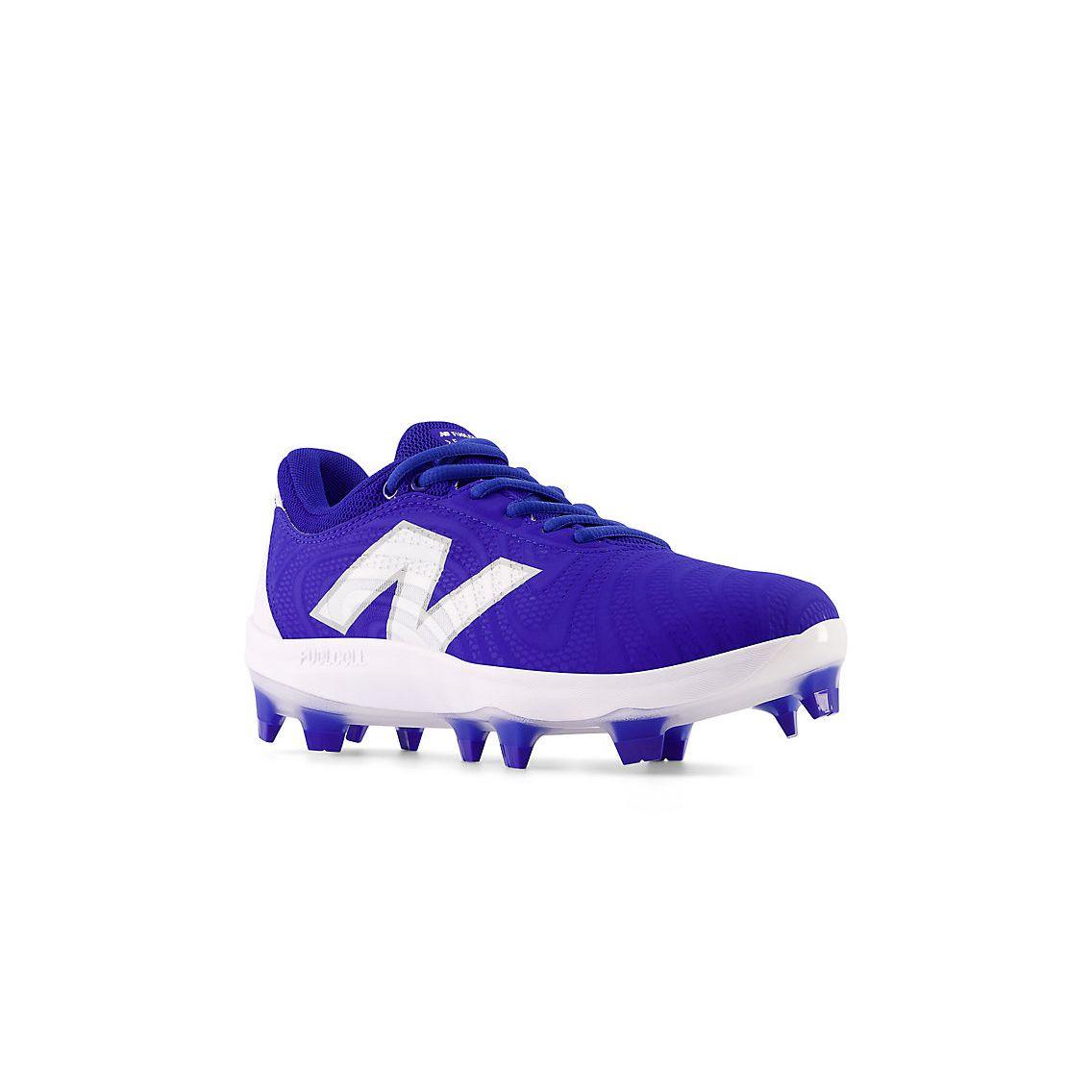 New Balance Women's FuelCell FUSE v4 Molded Fastpitch Softball Cleats - Team Royal/Optic White - SPFUSEB4