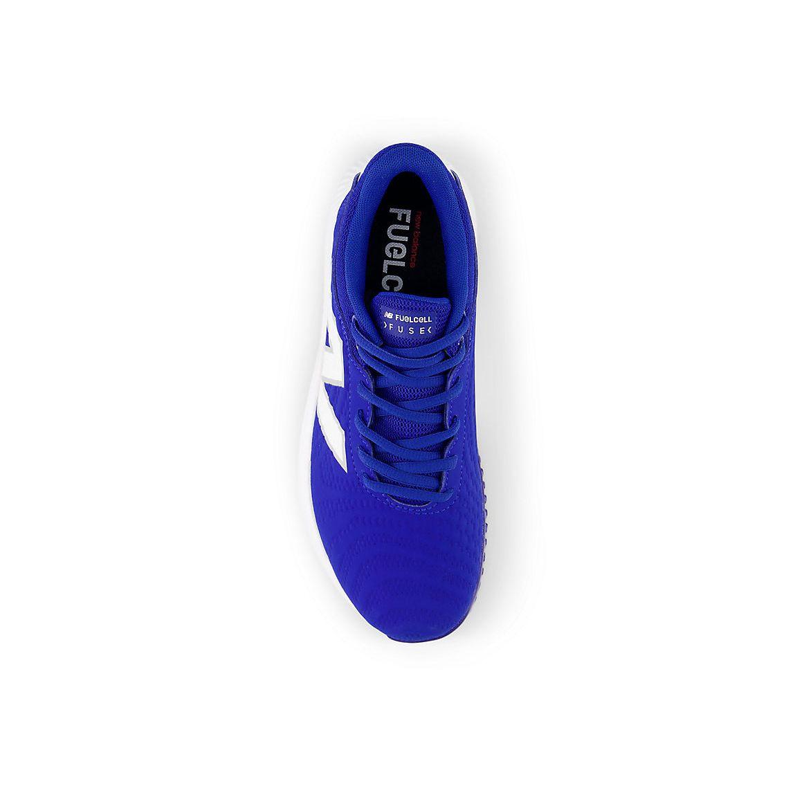 New Balance Women's FuelCell FUSE v4 Turf Trainer Softball Shoes - Team Royal/Optic White - STFUSEB4