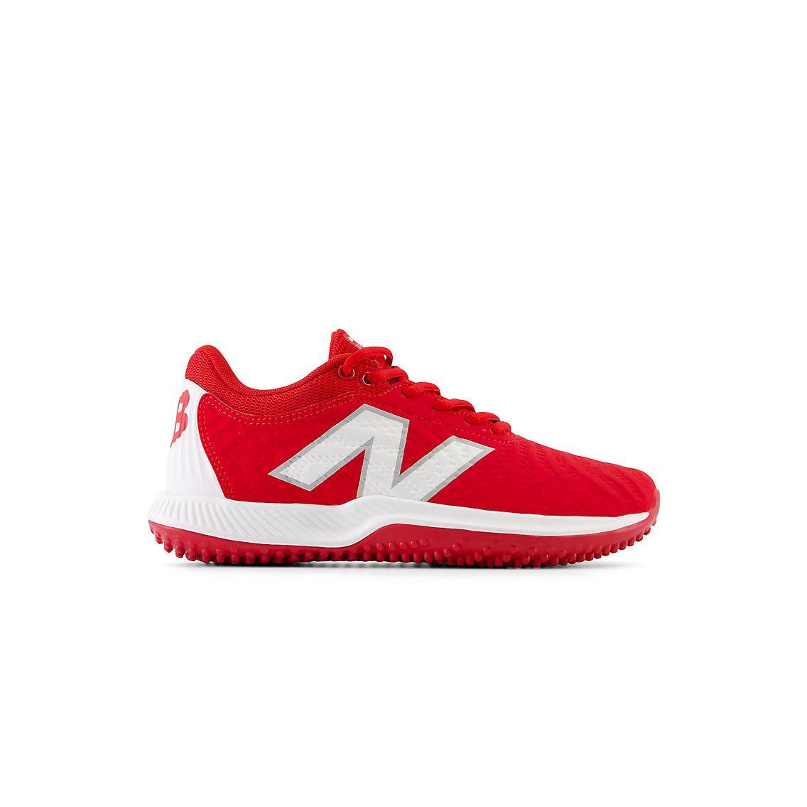 New Balance Women's FuelCell FUSE v4 Turf Trainer Softball Shoes - Team Red/Optic White - STFUSER4
