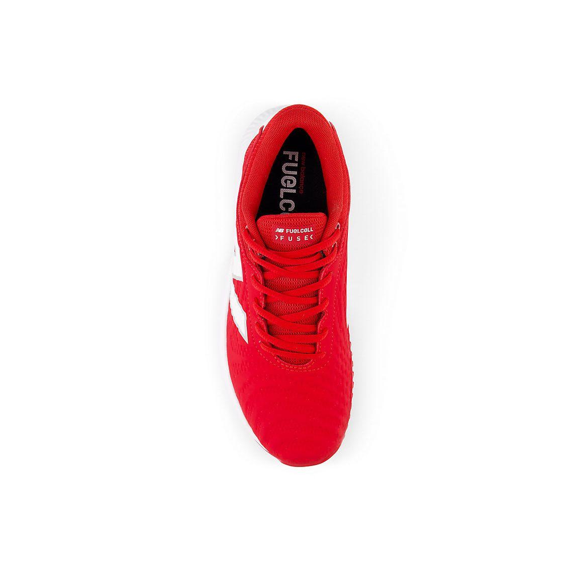 New Balance Women's FuelCell FUSE v4 Turf Trainer Softball Shoes - Team Red/Optic White - STFUSER4