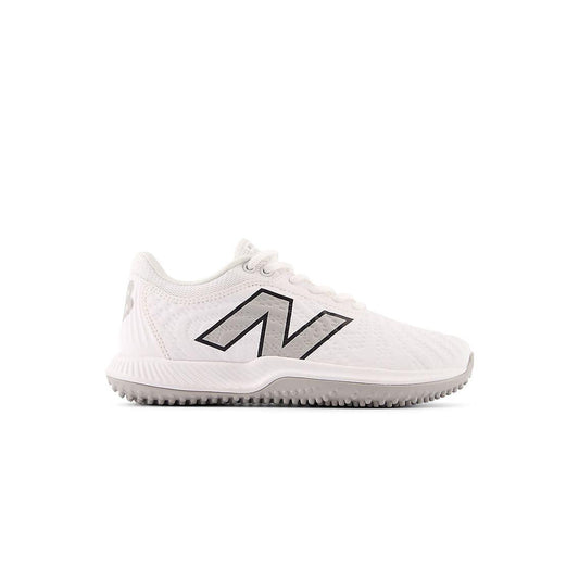 New Balance Women's FuelCell FUSE v4 Turf Trainer Softball Shoes - Optic White/Raincloud - STFUSEW4